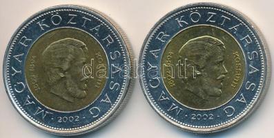 2002. 100Ft "Kossuth" (2x) T:2