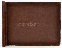 cca 1930 Litho gyűjtőképekből szépen összeállított mappa. Összesen kb 240 kép különböző témákban: au...