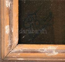 Olvashatatlan jelzéssel: Tarasz Hrihorovics Sevcsenko (1814-1861). Olaj, vászon, foltos, keretben, 5...