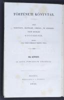 Történeti Könyvtár III: Az angol forradalom története Dahlmanntól. Fordította Bajza. Pesten, 1844, Hartleben. 297 p. Korabeli, szép állapotú, kissé foltos, díszesen aranyozott egészvászon-kötésben.