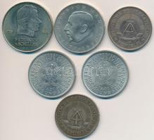 NDK 1969. 5M (2x) + 1971A 20M "Heinrich Mann" + 1972A 20M "Schiller" + 1973A 10M...