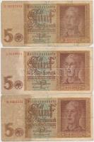 Német 3. Birodalom 1935. 100M + 1942. 5M (3x) T:III,III-
German Third Reich 1935. 100 Mark + 1942. ...