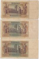 Német 3. Birodalom 1935. 100M + 1942. 5M (3x) T:III,III-
German Third Reich 1935. 100 Mark + 1942. ...