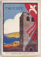 cca 1930 Trieste, az Ente Nazionale Industrie Turistiche (ENIT) német nyelvű kiadványa képekkel, kihajtható térképmelléklettel, 32 p. /  cca 1930 Trieste, touristical brochure in German issued by the Ente Nazionale Industrie Turistiche (ENIT) with pictures and a map, 32 p.