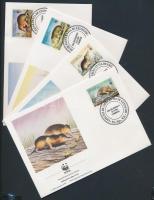 WWF Solenodon set + 4 FDC WWF: Patkányvakondok sor + 4 db FDC