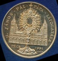 Bognár György (1944-) / Lebó Ferenc (1960-) 1991. "II. János Pál pápa látogatása - Pécs" a...