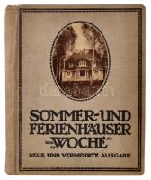 Sommer- und Ferienhäuser. Der "Woche". Berlin, 1911, August Scherl Verlag. 166 p. Kiadói illusztrált  kiadói egészvászon-kötésben. Számos képpel, illusztrációval. Kissé dohos példány.