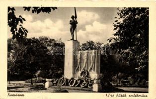 Komárom, Komarno; 12-es Hősök emlékműve / heroes monument (EK)