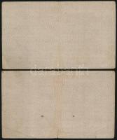 1918. 200K "A 2053" hullámos hátlap (2x) sorszámkövetők egy ugrással T:III,III-