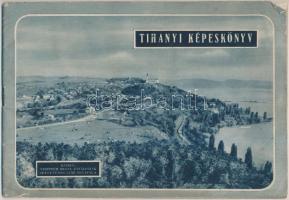 1955 Tihanyi képeskönyv, sok képpel illusztrált idegenforgalmi kiadvány, pp.:32, 16x23cm