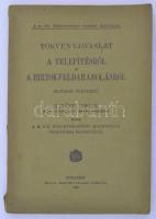 Darányi Ignácz: Törvényjavaslat a telepítésről és a birtokfeldarabolásról. Bp., 1903, Pallas. 155 p. Kiadói kopottas papírkötésben.