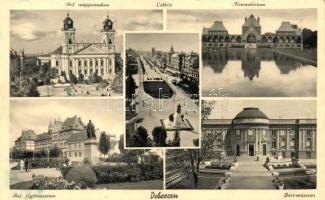 Debrecen, Krematórium, Déri múzeum, Református főgimnázium