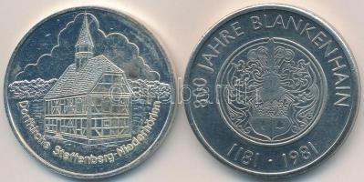 NSZK DN "Neu-Anspach - Hessenparki Szabadtéri Néprajzi Múzeum" fém emlékérem (35mm) + NDK ...