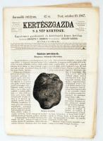 1867 Kertészgazda s a nép kertésze, egyetemes gazdászati és kertészeti képes hetilap. Szerk.: Girókuti P. Ferenc. 3. évf. 42. sz. Pest, Emich Gusztáv. Érdekes írásokkal, illusztrációkkal.