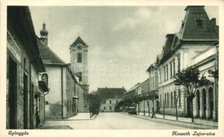 Gyöngyös, Kossuth Lajos utca; kiadja Barasits János