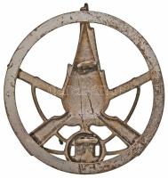 Olaszország DN Gyalogos lövész fém sapkajelvény, az alakulat száma hiányzik (59mm) T:2
Italy ND Inf...