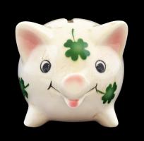 Goebel malacpersely, kerámia, kézzel festett, máz alatti repedésekkel, kulcs nélkül, 8x13cm