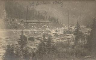 Gyilkos-tó környéke, fűrésztelep / saw mill, photo