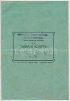 1917 A Magyarigeni Hangya fogyasztási szövetkezet tagsági könyve