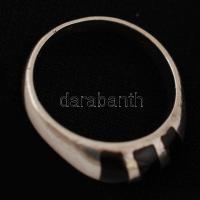 Ezüst gyűrű kövekkel, jelzett, Ag.: 3,1gr., méret:52/ Silver ring with stones, marked, Ag .: 3,1gr s...