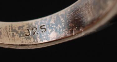 Ezüst gyűrű kövekkel, jelzett, Ag.: 3,1gr., méret:52/ Silver ring with stones, marked, Ag .: 3,1gr s...