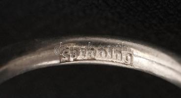 Ezüst gyűrű kővel, "Spinning"jelzéssel,  jelzett, Ag., br.:3,5gr., méret:54/ Silver ring w...