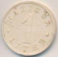 Dn "Kőbányai Polgári Serfőző / Házisör 1 Liter" műanyag bárca T:2