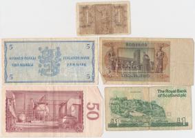 Vegyes: Csehszlovákia 1964. 50K + Finnország 1963. 5M + Német 3. Birodalom 1942. 5M + Olaszország 19...
