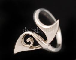 Ezüst gyűrű, jelzett, Ag., 3,9gr., méret:53/  Silver ring, marked, Ag, 3,9gr, size. 53