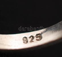 Ezüst gyűrű, jelzett, Ag., 3,9gr., méret:53/  Silver ring, marked, Ag, 3,9gr, size. 53