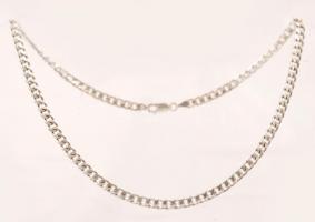 Ezüst nyaklánc, jelzett, Ag., 17,2gr., 38cm/Silver necklace, marked, Ag. 17,2gr., 38cm