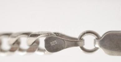 Ezüst nyaklánc, jelzett, Ag., 17,2gr., 38cm/Silver necklace, marked, Ag. 17,2gr., 38cm