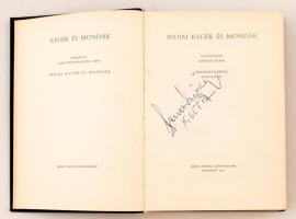 Baktay Ervin: Indiai regék és mondák. Bp., 1963, Móra. Kiadói egészvászon-kötésben