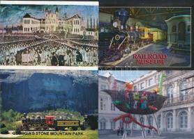 62 db képeslap, túlnyomórészt modern városképek / 62 mainly modern postcards