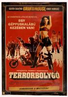 2007 Grindhouse: Terrorbolygó, nagyméretű színes filmplakát, 98×68 cm