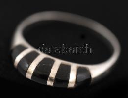 Ezüstgyűrű kővel, jelzett, Ag., br.:1,6gr., méret:50/Silver rings with stones, marked, br, Ag. 1,6gr...