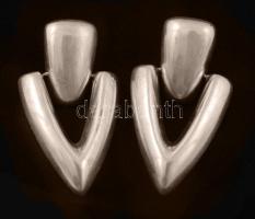 Ezüst fülbevaló, jelzett, Ag., br.:9,3gr/ Silver earrings, marked, br, Ag. 9,3gr..