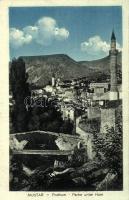 4 db RÉGI bosnyák városképes lap, vegyes minőség; Mostar, Sarajevo / 4 old Bosnian town-view postcar...