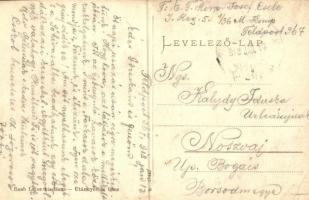 Parajd, Praid; a sóbánya látképe, kiadja Raab Lajos / view of the salt mine (fa)