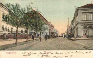 Kaposvár, Fő utca, könyvkereskedés, kiadja Gerő Zsigmond (Rb)