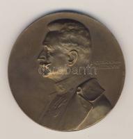 Ausztria 1915. General Conrad v. Hötzendorf nagyalakú Br emlékérem. Szign: Hartig T:2