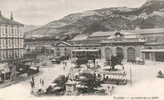 Toulon, la Cour de la Gare / railway station, tram (EK)