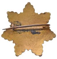 Oszmán Birodalom 1915. Zománcozott fém patrióta jelvény (30mm) T:2
Ottoman Empire 1915. Enamelled m...