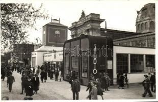 1940 Budapest, Nemzetközi Vásár, Háborús Vásár, Posta és Studio pavilonja, Nyugati pályaudvar, So. Stpl