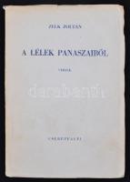 Zelk Zoltán: A lélek panaszaiból. Bp., 1942, Cserépfalvi. 74 p. Kiadói papírkötésben. Első kiadás!