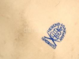 Herendi ló, fehér, jelzett, hibátlan, 18x19cm