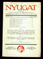 1938 Nyugat, 9. szám, szerk.: Babits Mihály, Gellért Oszkár, pp.:158-232, 24x17cm