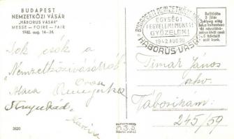 1942 Budapest Nemzetközi Vásár, 'Háborús vásár', 'Háborús vásár' So. Stpl. (EK)