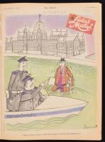 A Ludas Matyi c. szatirikus hetilap 1973-as,  XXVIX. évfolyamának számai egybekötve. Teljes évfolyam. Korabeli egészvászon-kötésben.