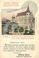 Karlovy Vary, Karlsbad; W. Gärtners Hotel Nürnberger Hof / hotel advertisement (EB)